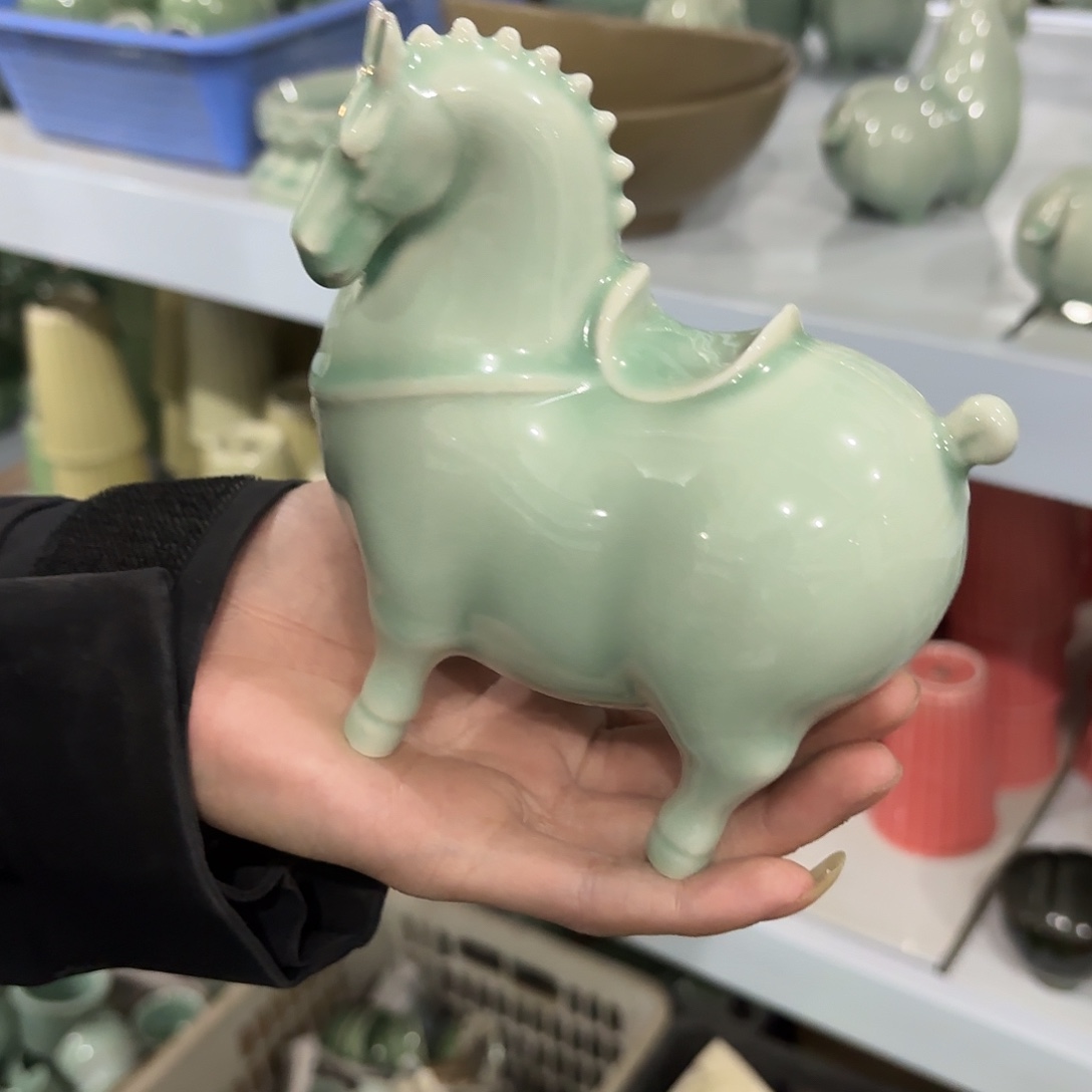 龙泉云间青瓷小米茶器