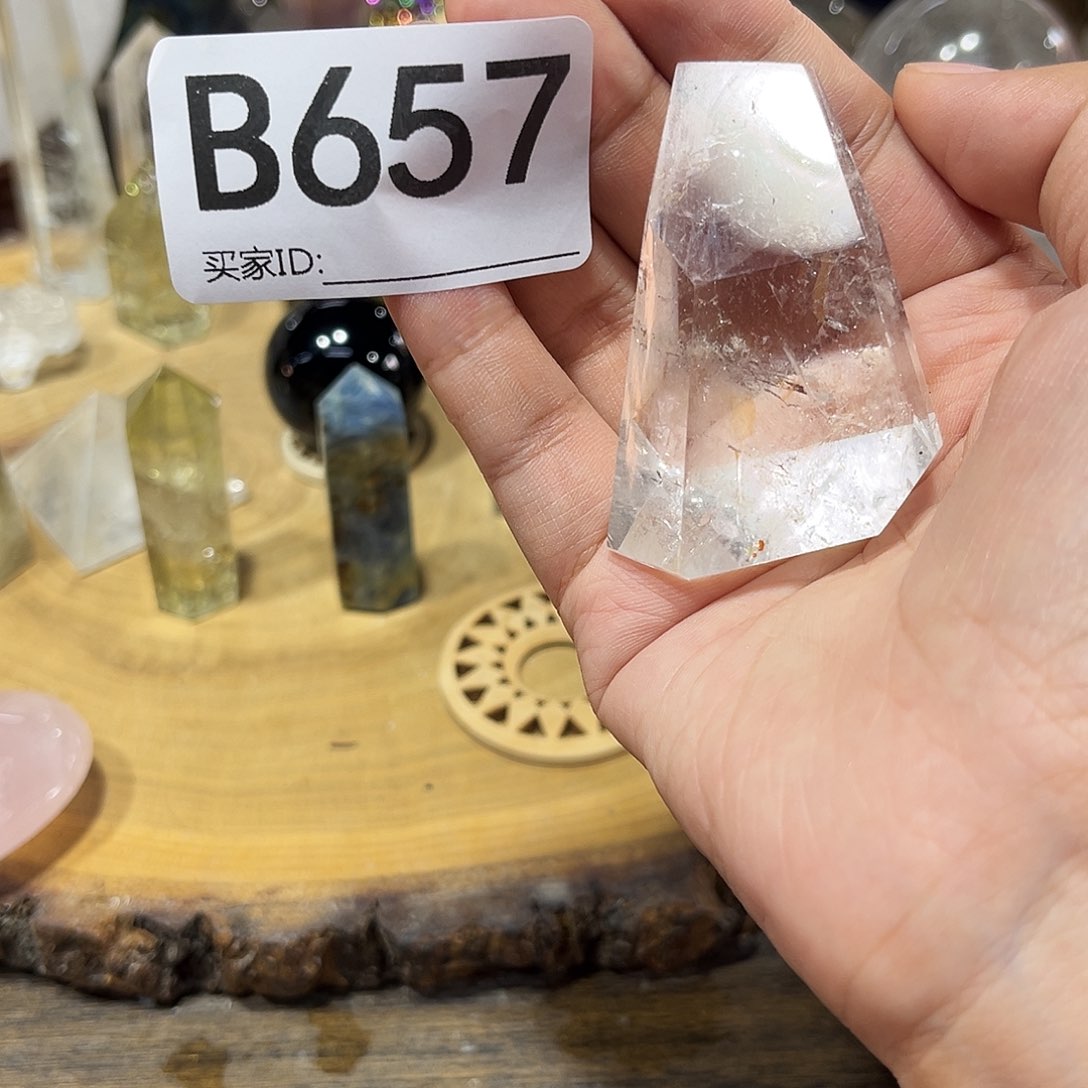 水晶珠宝半成品未镶嵌多样性发其一微瑕