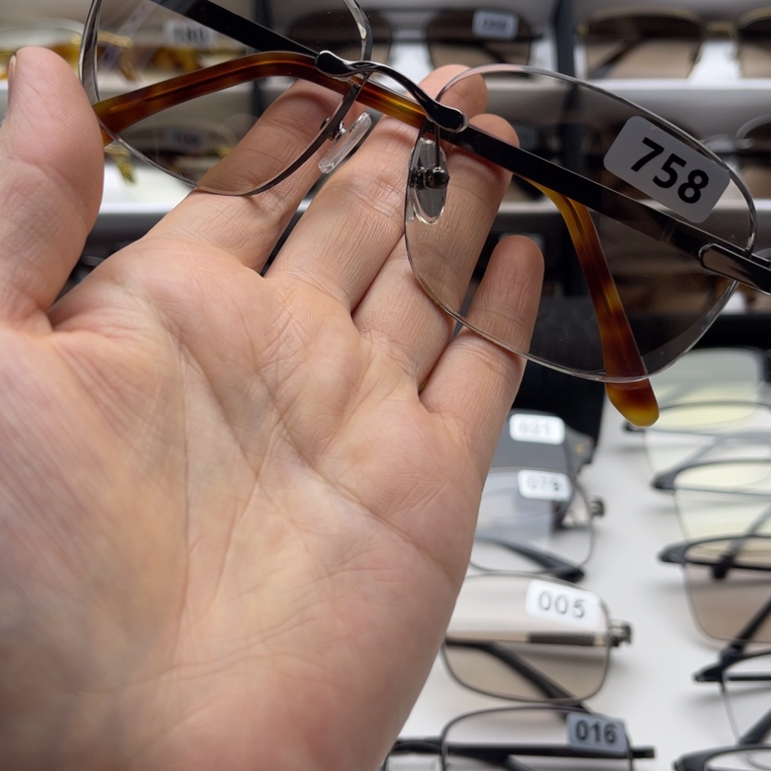 天然水晶石头眼镜