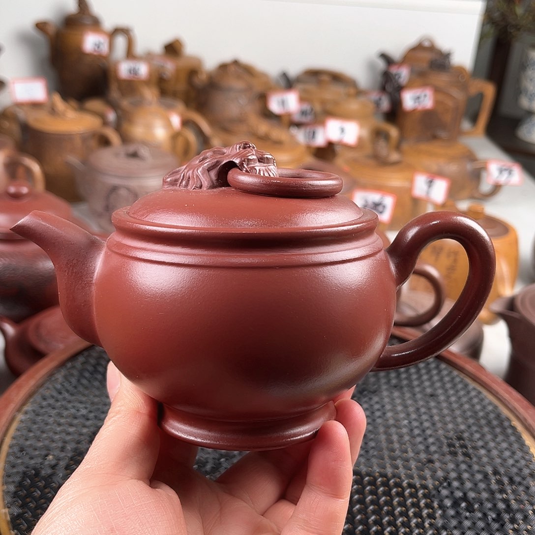 紫泥茶壶宜兴紫砂