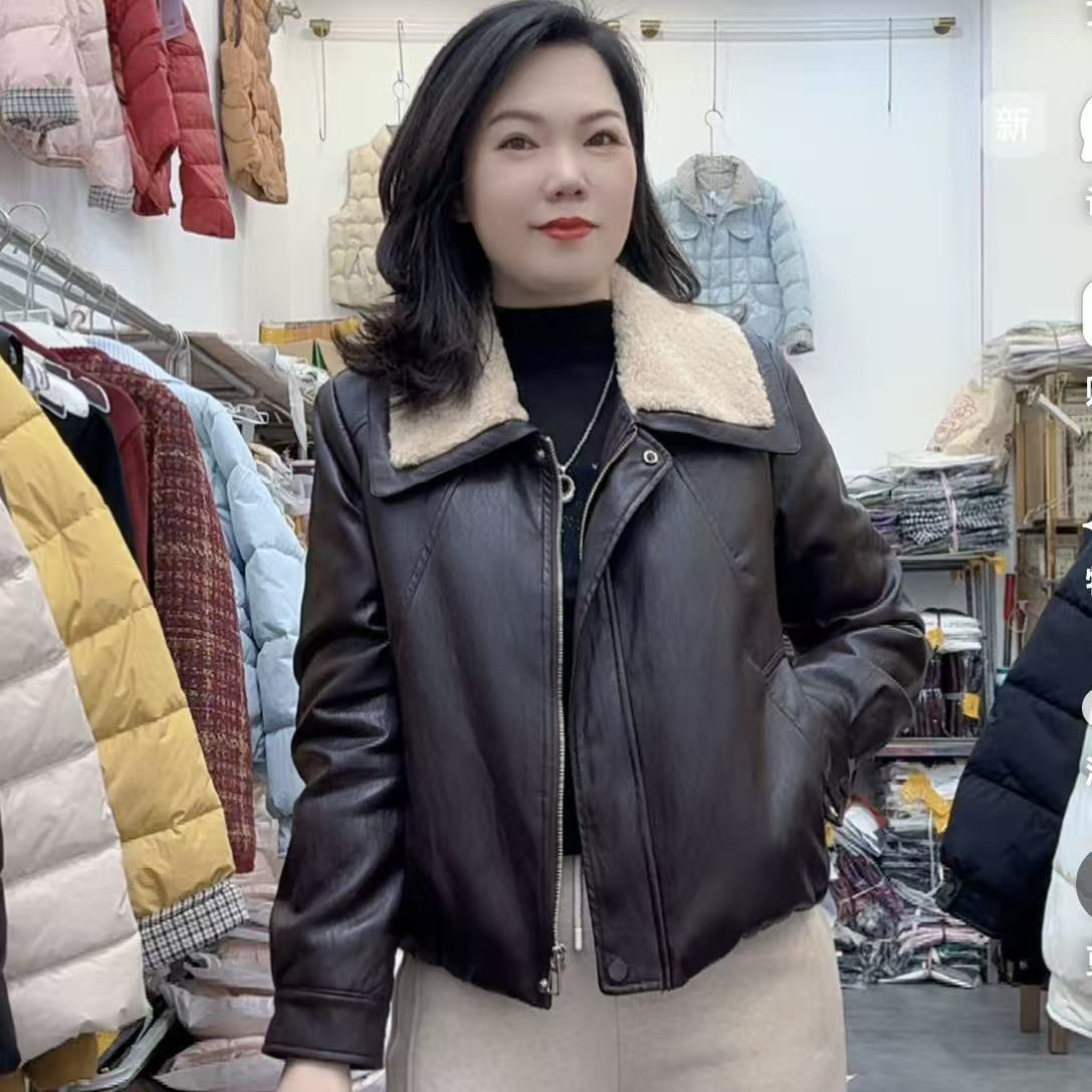 （芬芬家）新款时尚韩版潮流百搭气质保暖外套2516