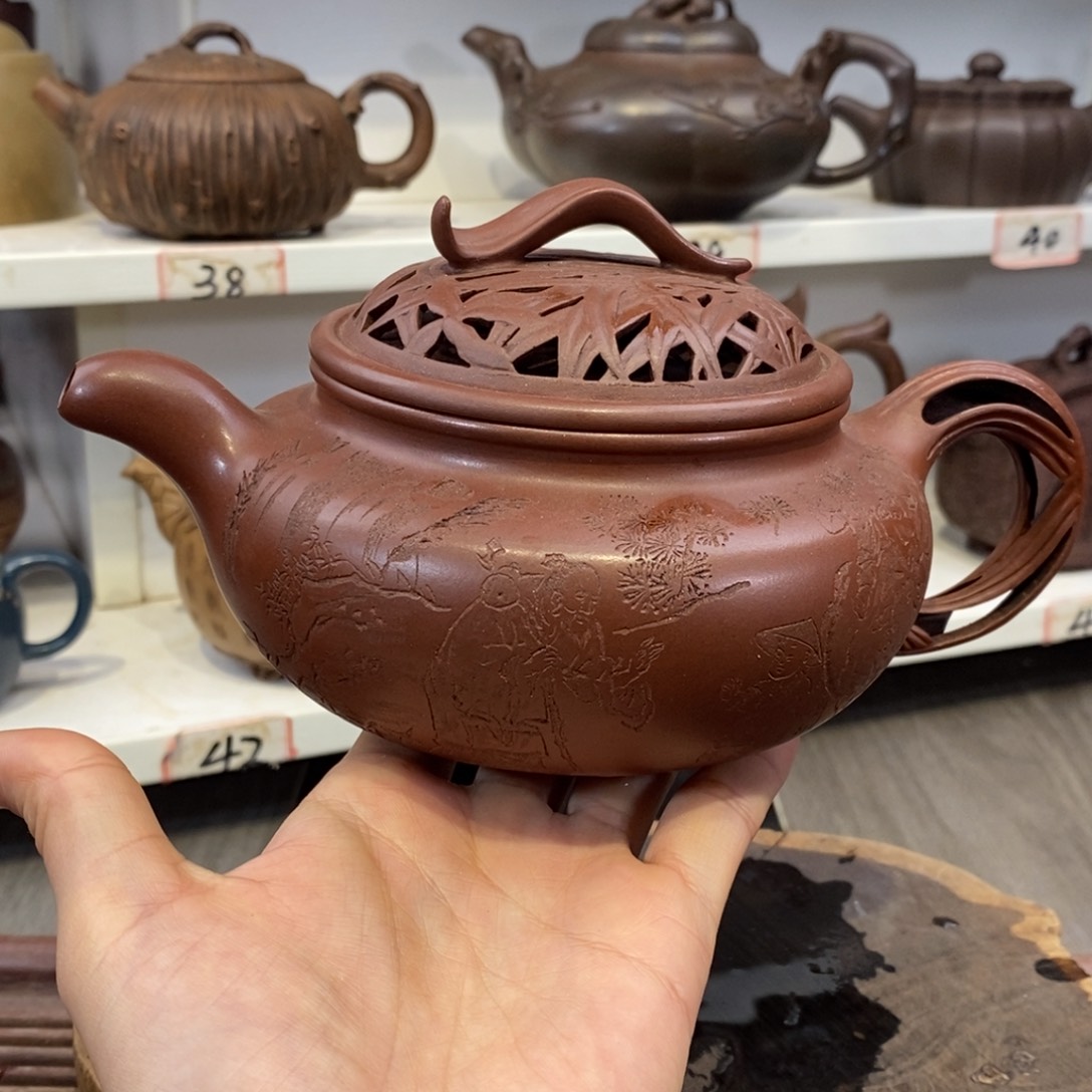 紫砂茶壶海****馆宜兴紫砂壶