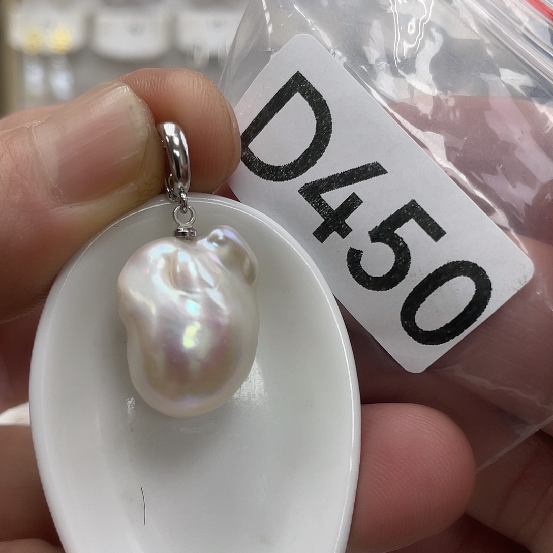 淡水珍珠颈饰银S925镶嵌