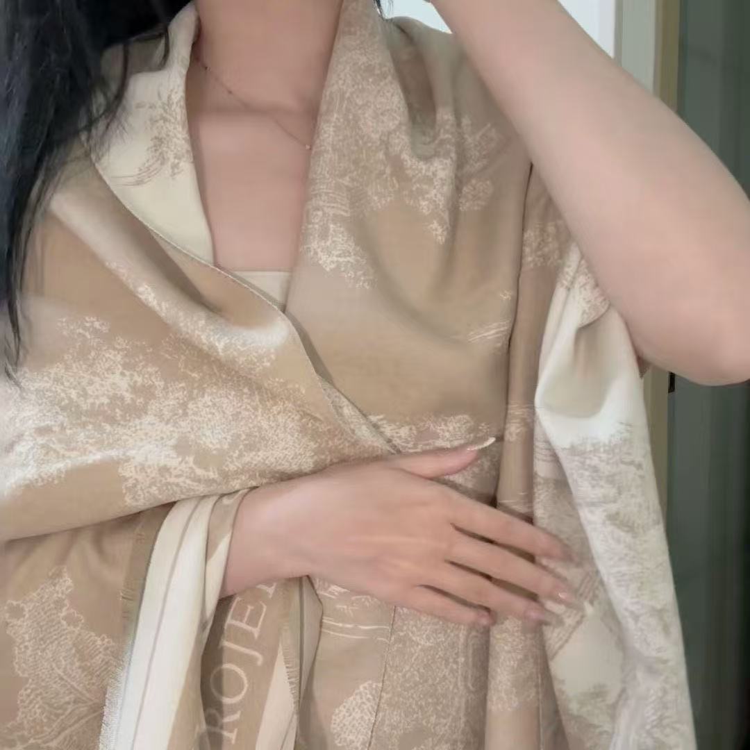 复古网红格子围巾女生冬季ins韩版百搭保暖 FYR-011