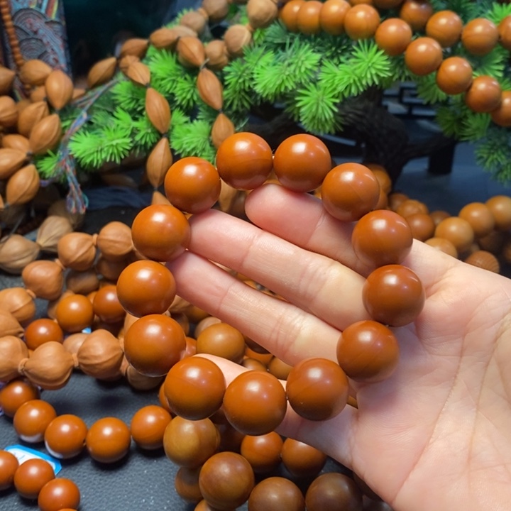手串橄榄核1.75铁核光珠