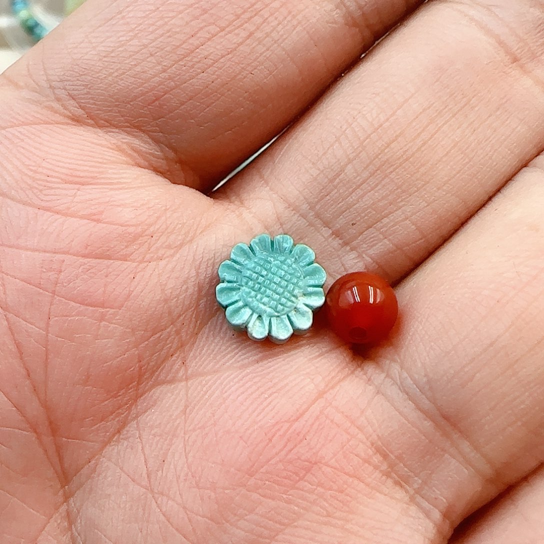 南红玛瑙开播福利 玉化太阳花未镶嵌