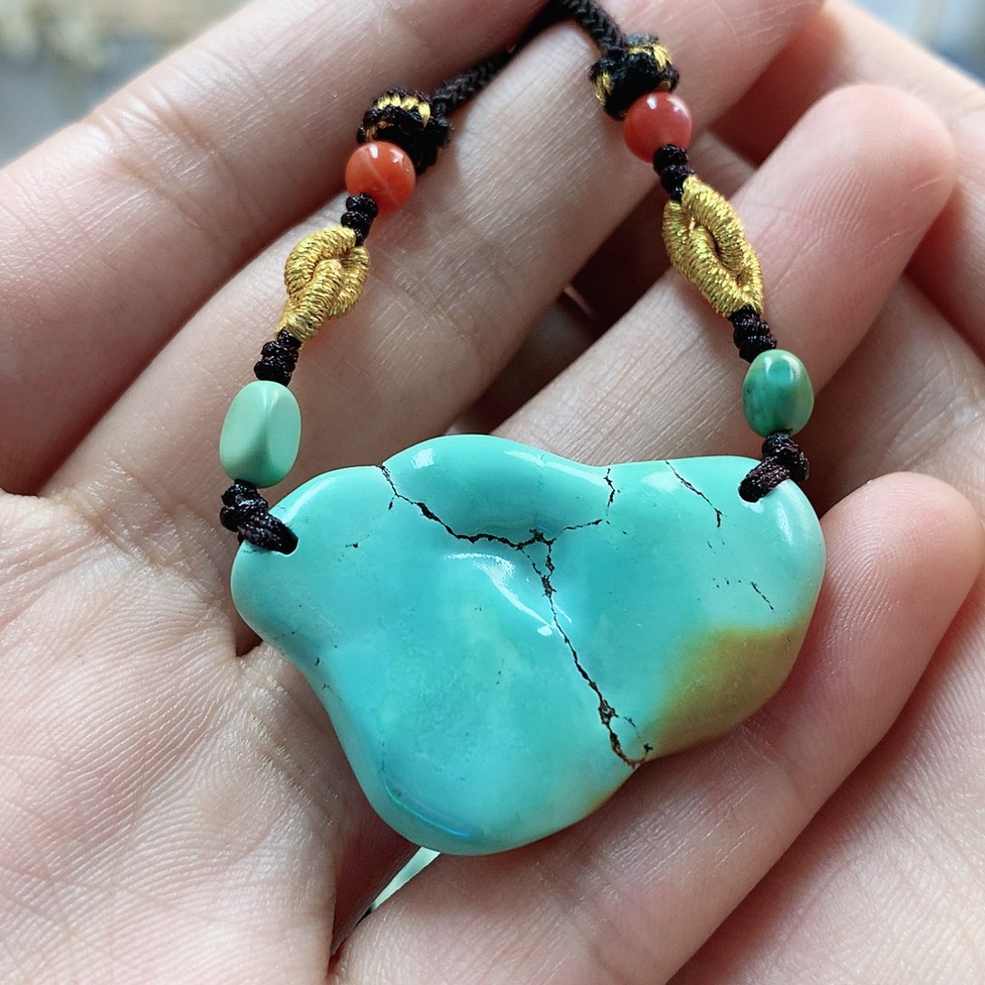 未镶嵌绿松石珠宝奇石