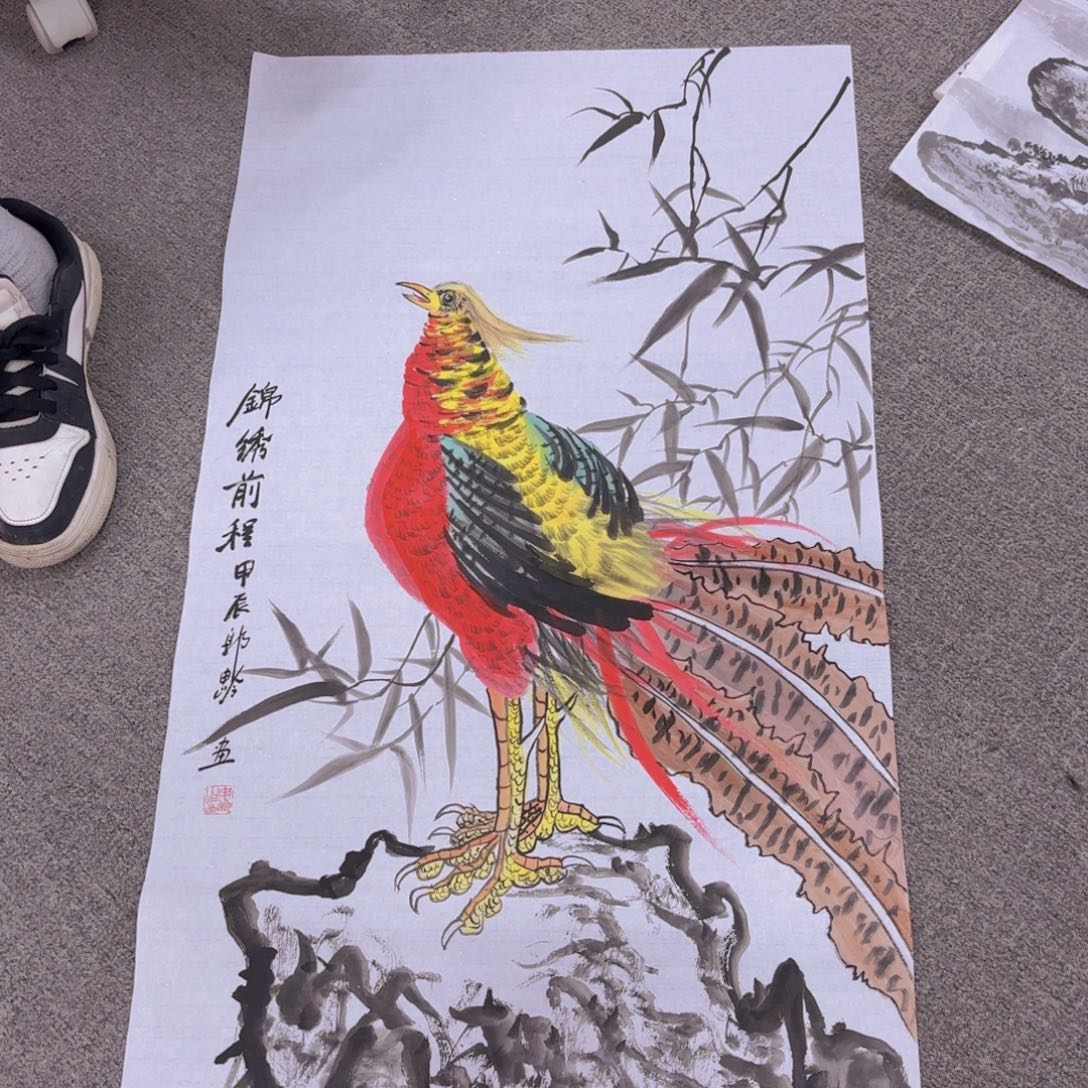 国画国画作品多次