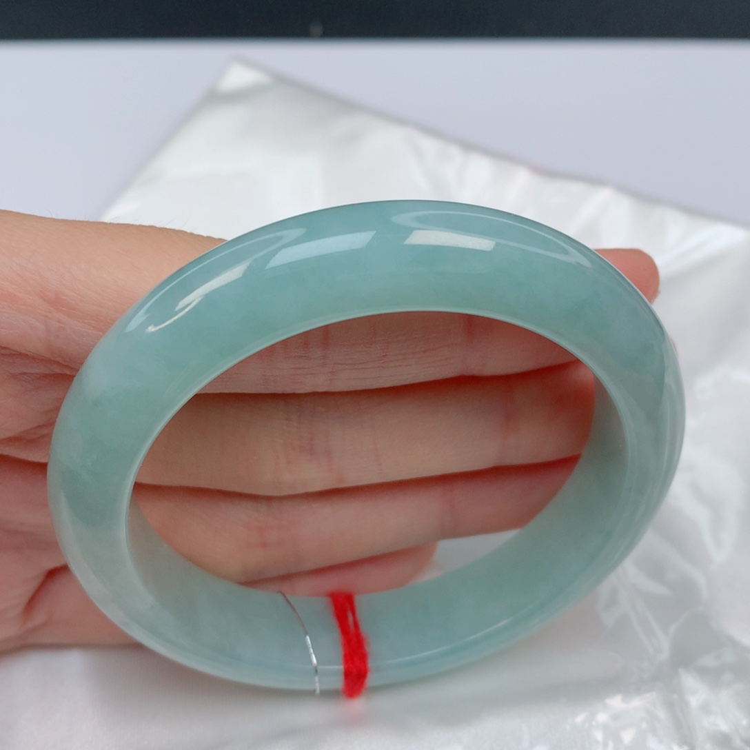 翡翠手镯未镶嵌54.8正圈