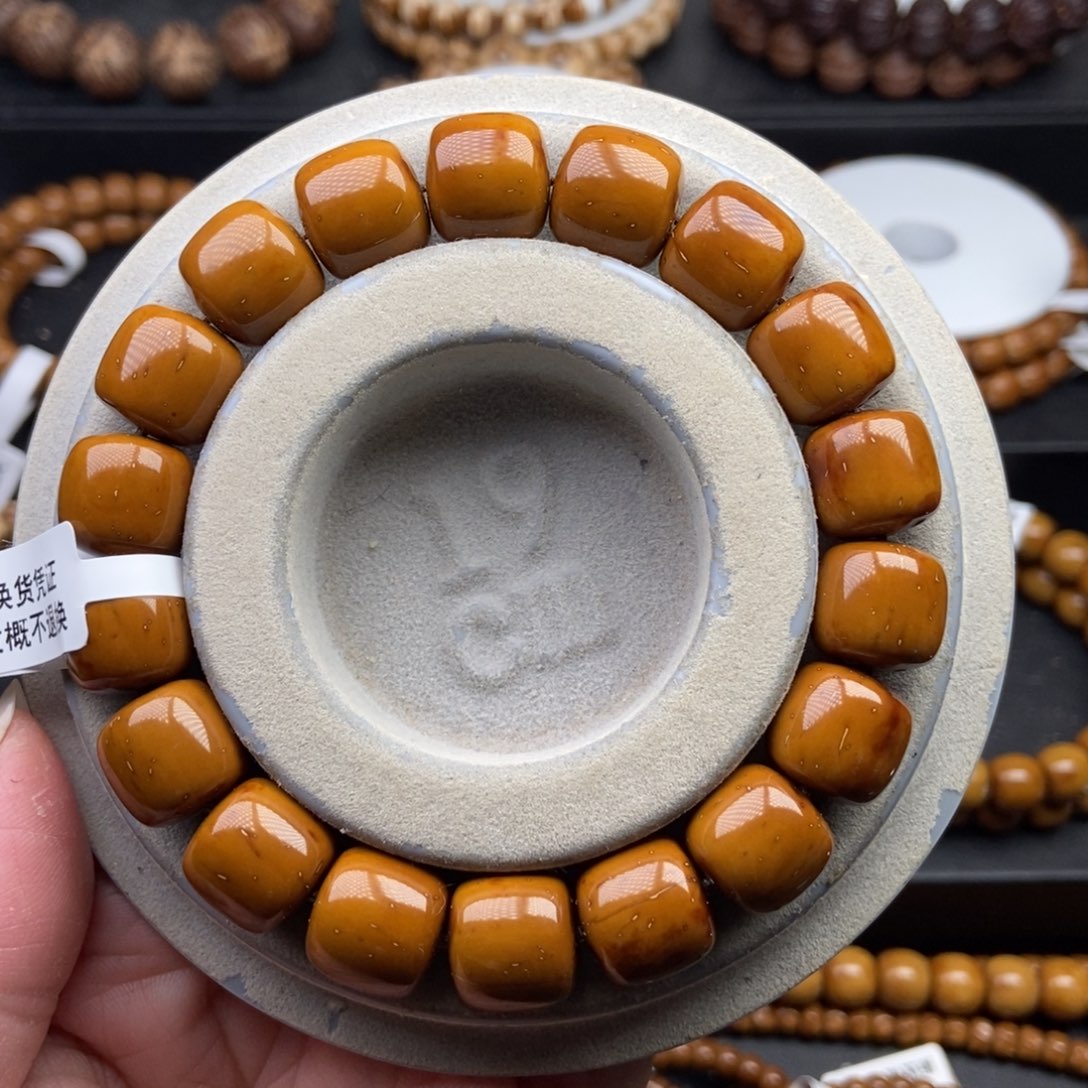 紫金鼠手串13mm近实心天花板老型