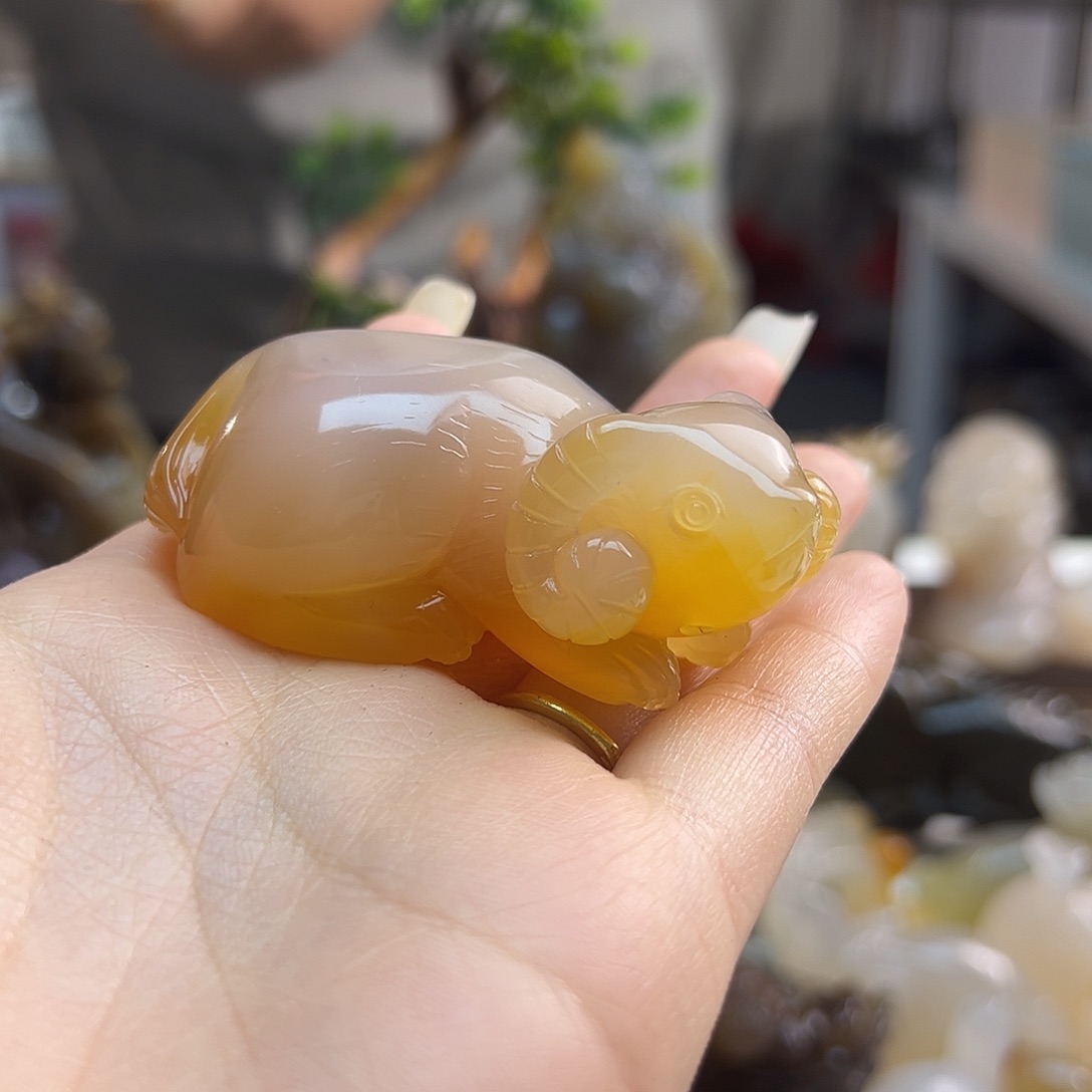 玛瑙/玉髓未镶嵌吊坠(不含链)