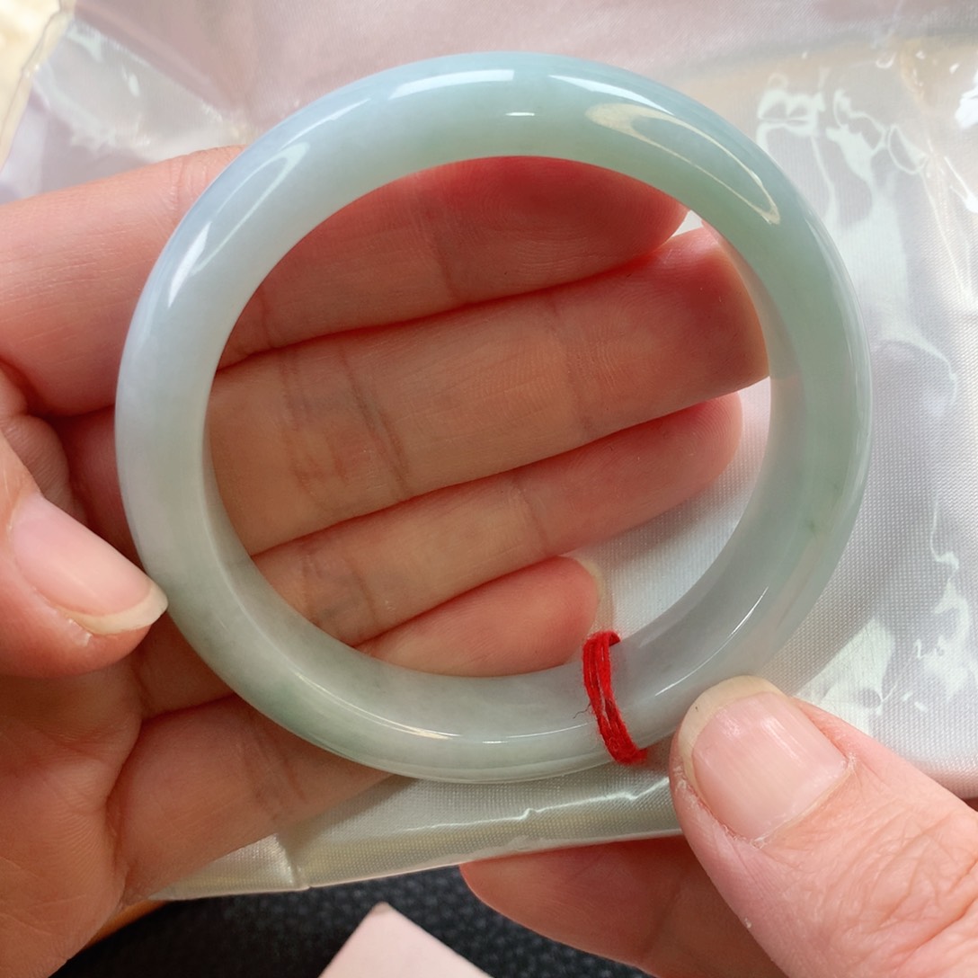 翡翠手镯未镶嵌D**~52正