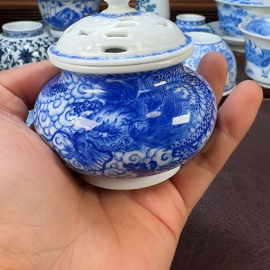 瓷片残*当代景德镇陶瓷手绘茶具