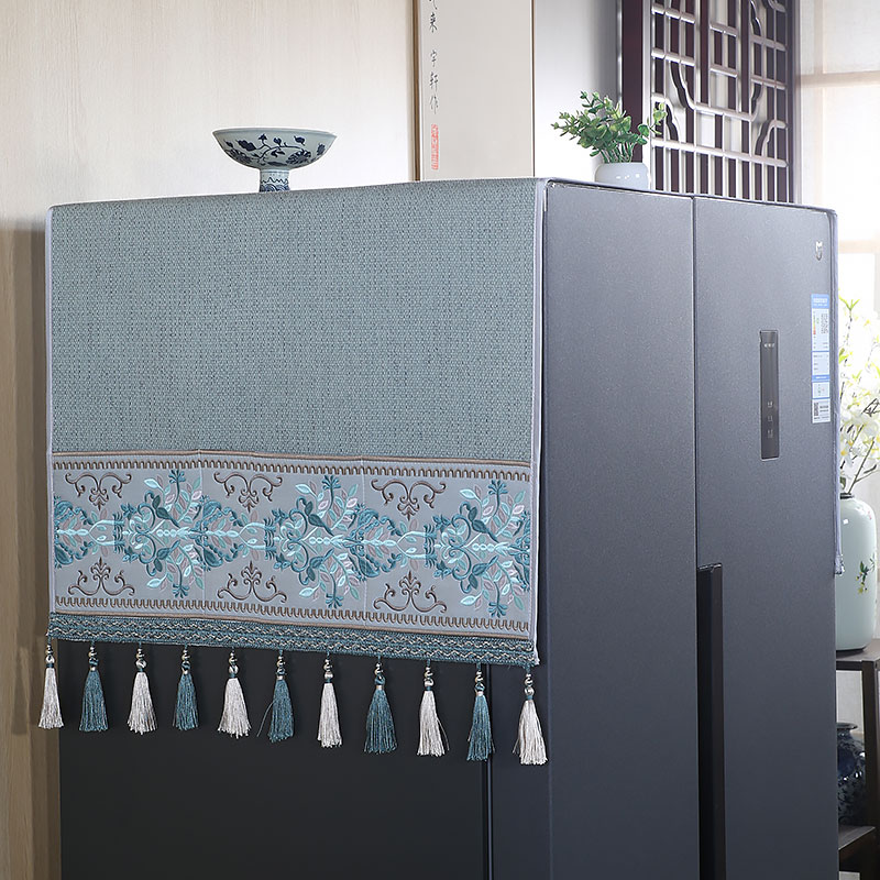 高端冰箱顶防尘盖布2025新款四开门单双开门防灰收纳袋置物盖巾罩