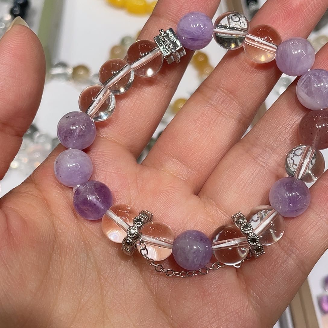 水晶手链合金定制