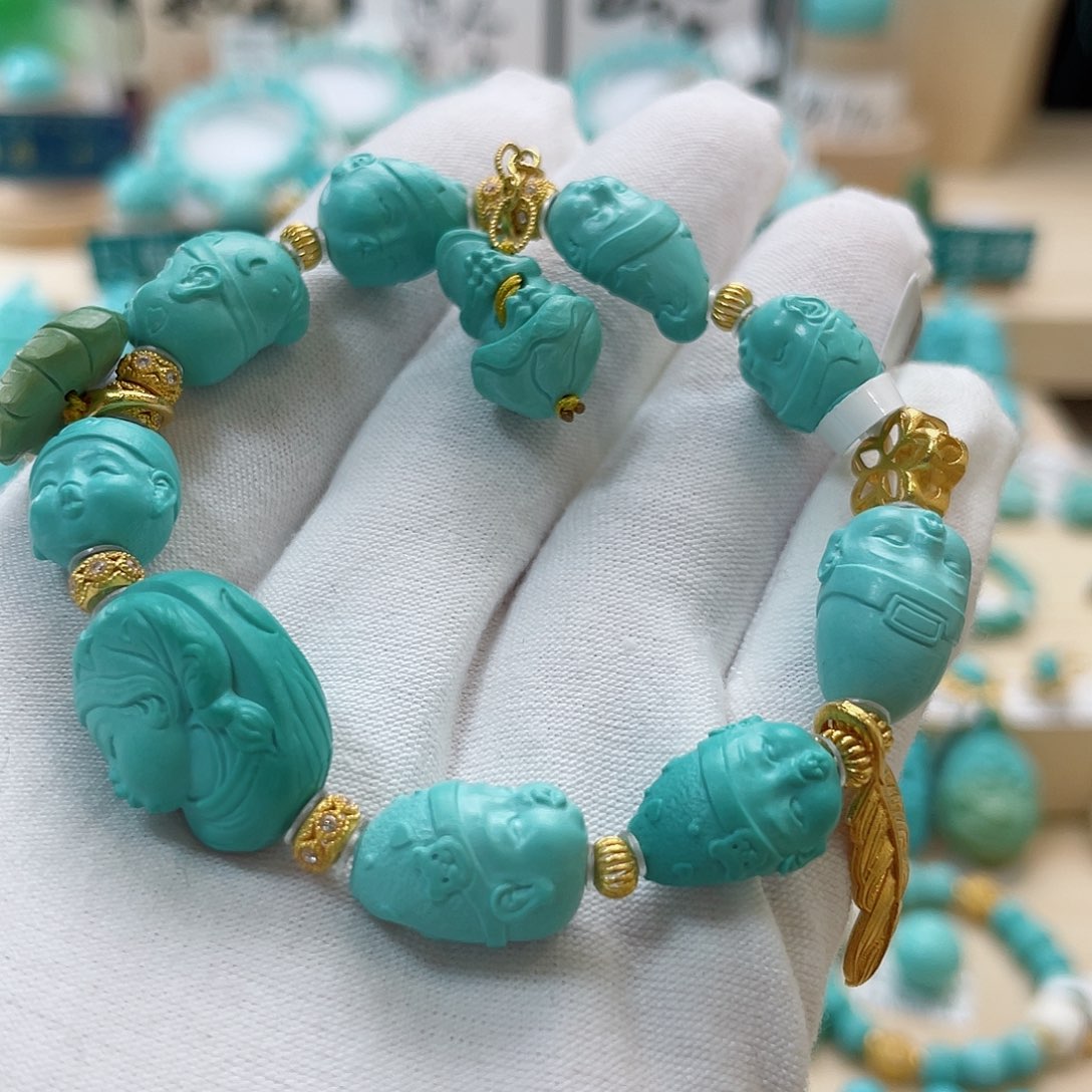 绿松石珠宝奇石未镶嵌