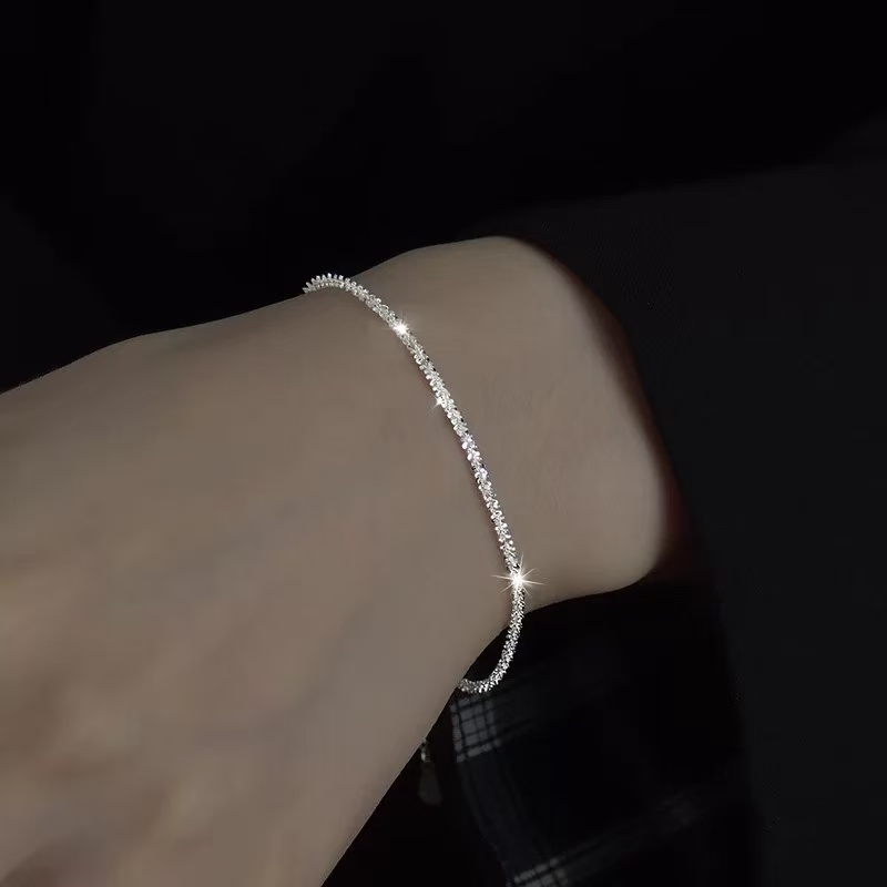 足银手链 足银手链-足银999.9 璀璨闪光满天星手链（25630）