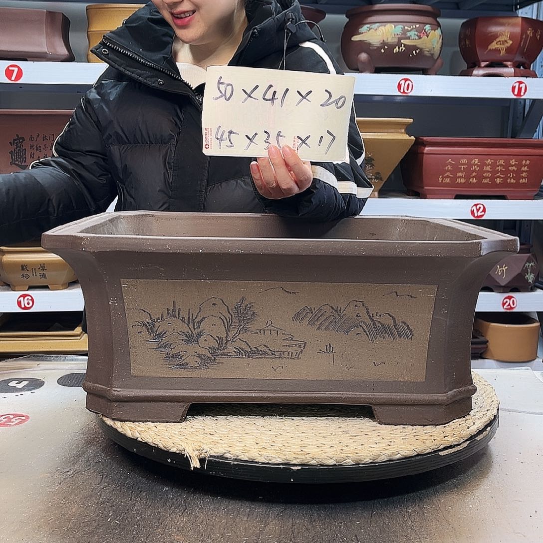 紫砂花盆紫砂花盆