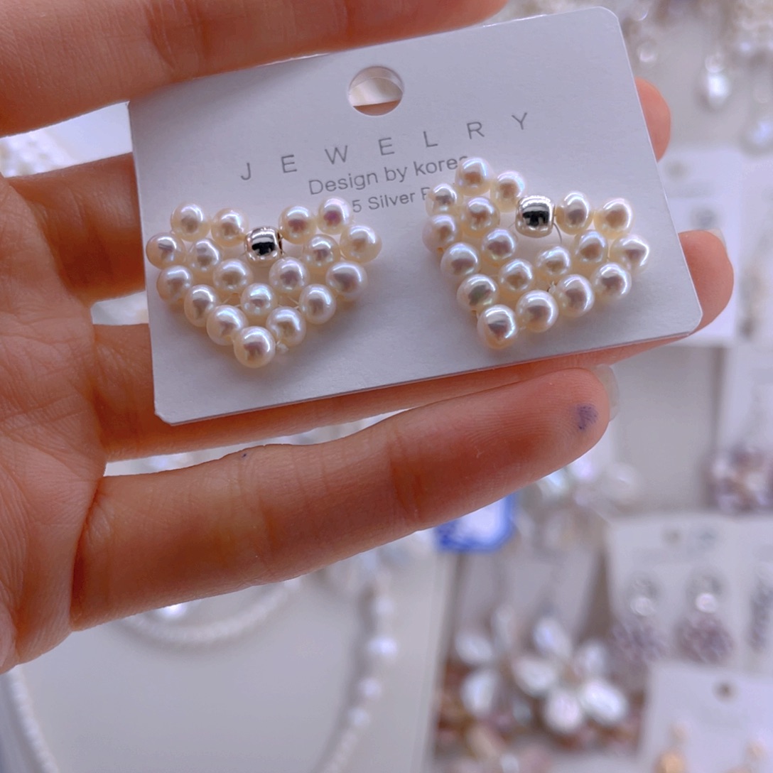 未镶嵌耳饰淡水珍珠