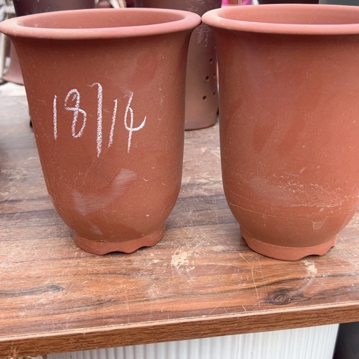 紫砂兰花盆高18口14