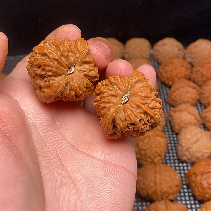 文玩核桃把件窝底南疆