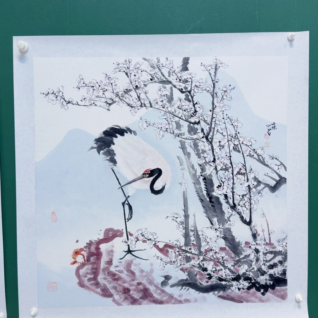 国画王老师和黑色呵呵呵上