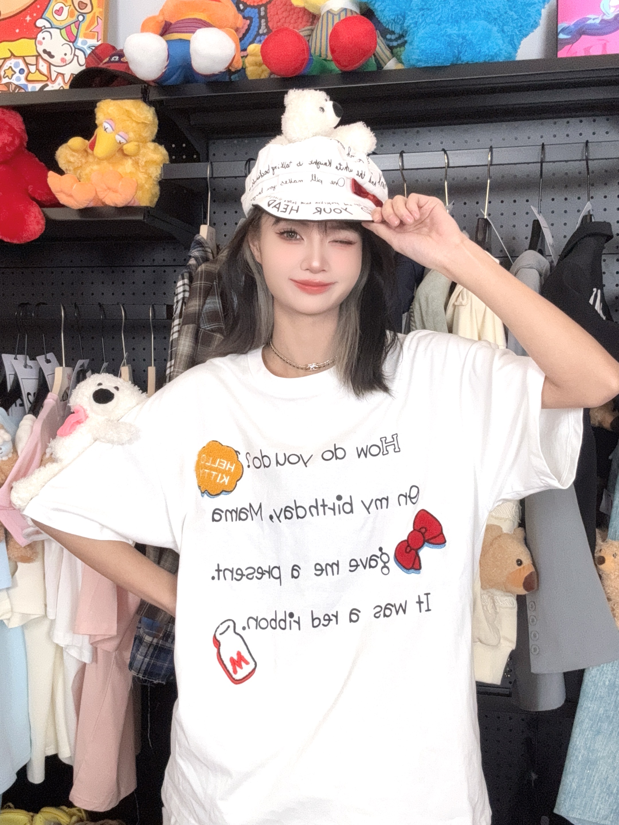 【008】哈喽kitty短袖网红百搭