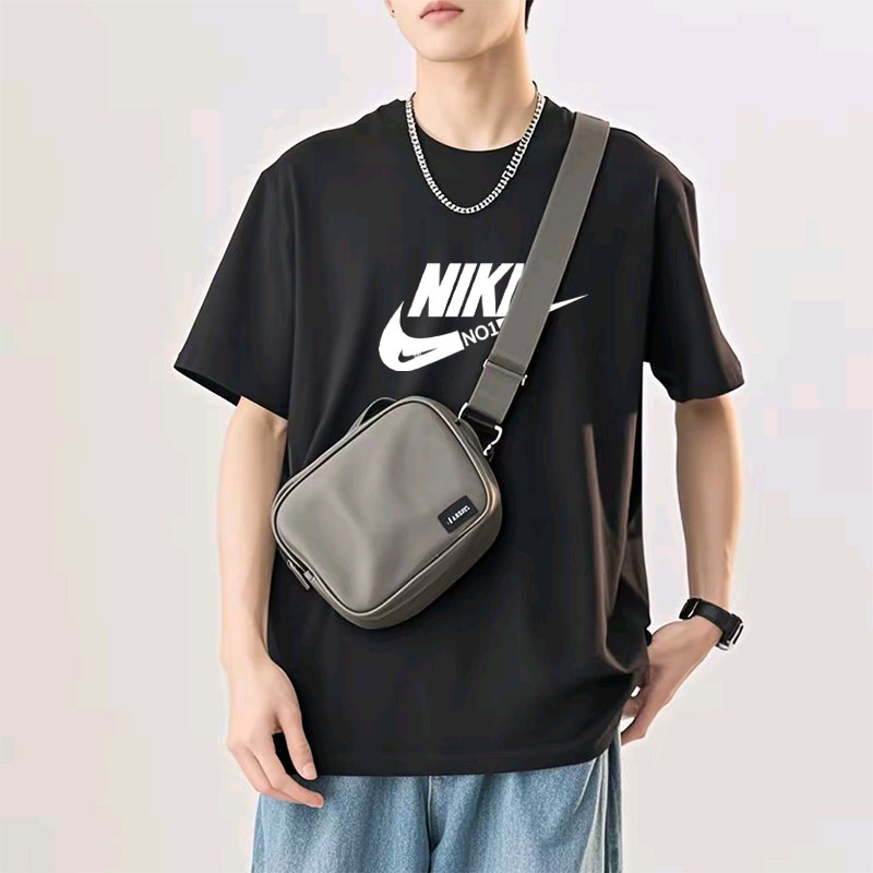 020联名款潮牌T恤男女同款时尚百搭圆领印花t恤短袖空心NO1