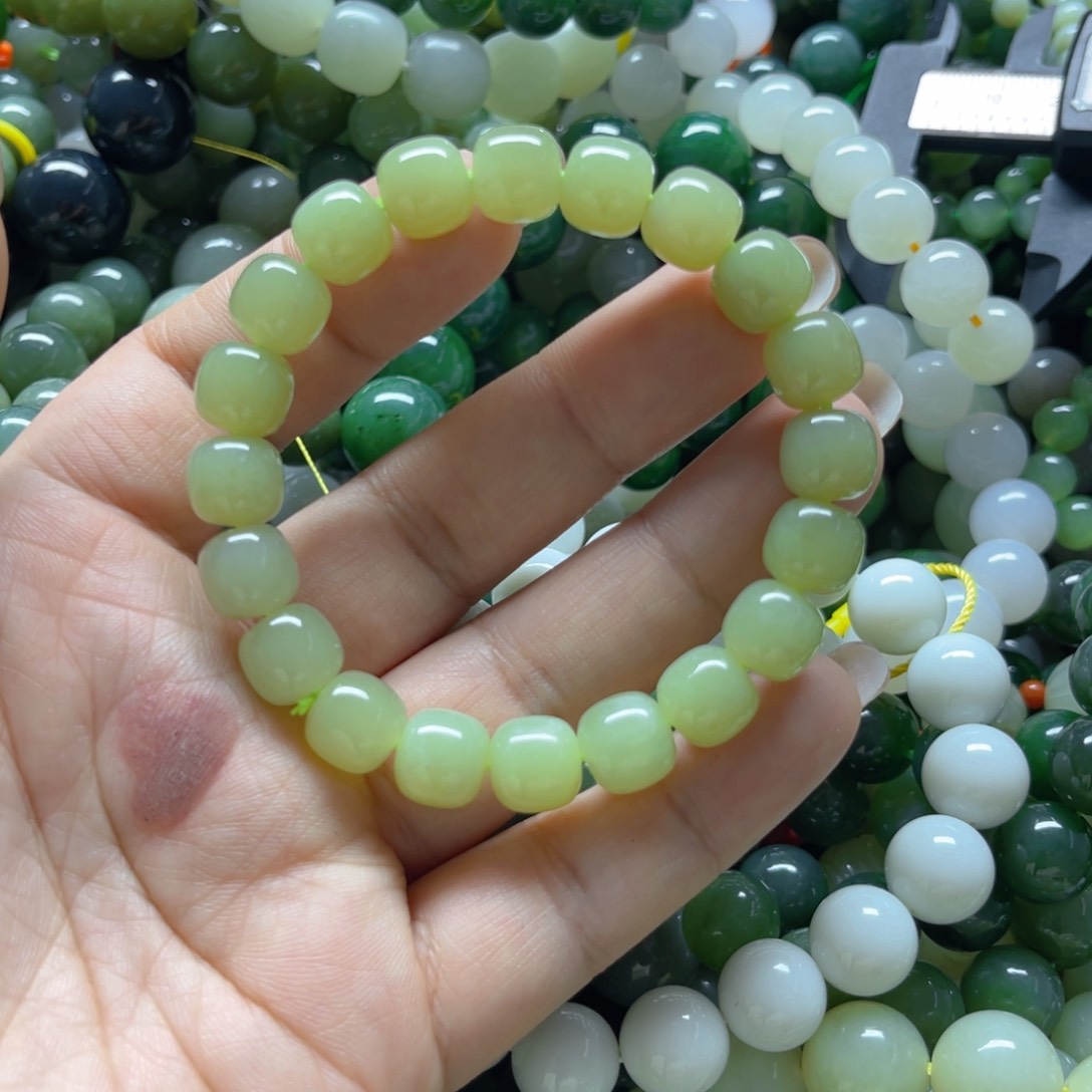 和田玉手链未镶嵌