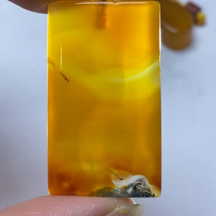 玛瑙/玉髓颈饰足银镀金镶嵌