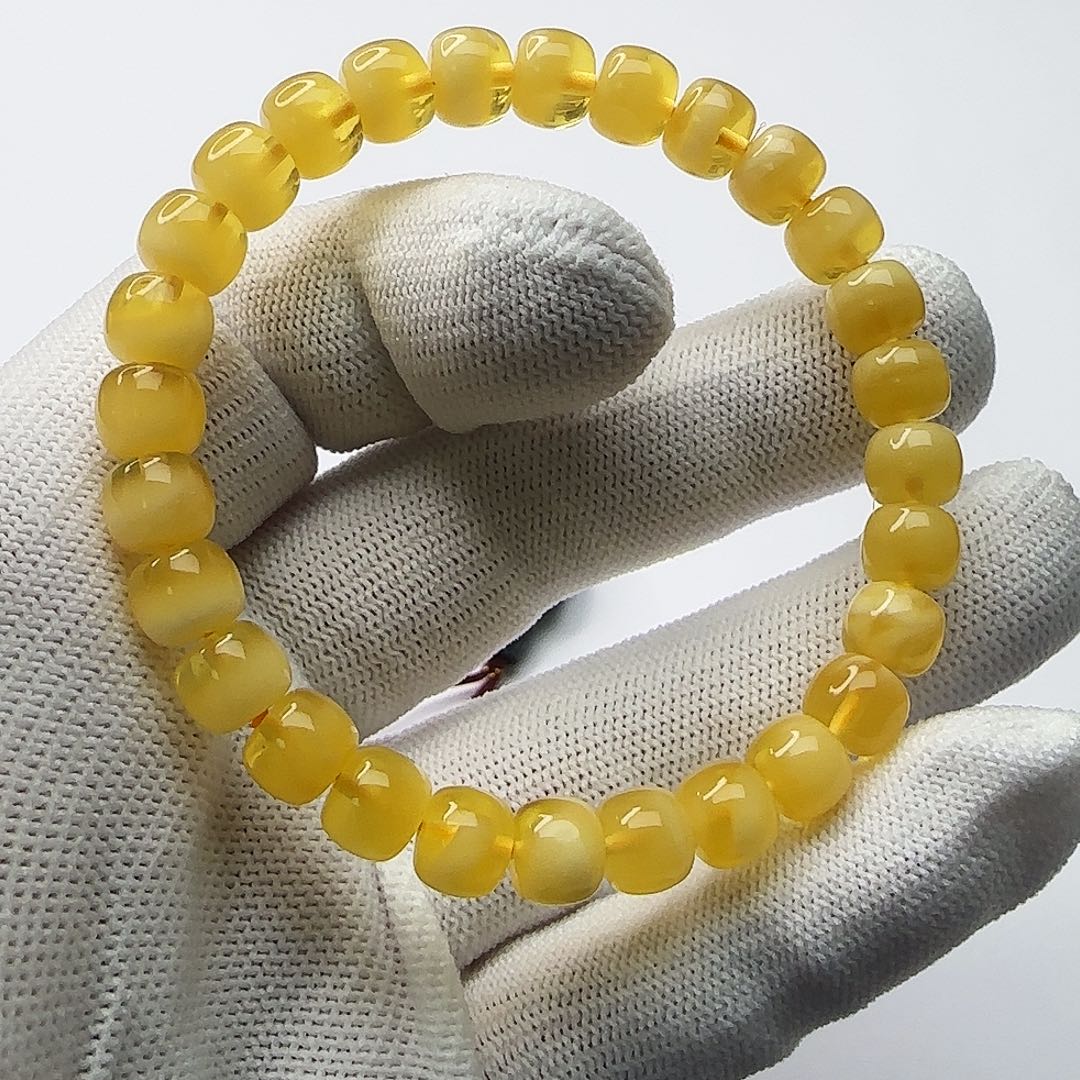 昊***生琥珀未镶嵌裸石珠子