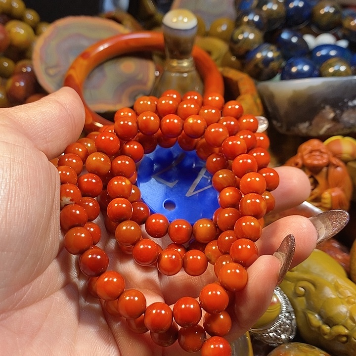 玛瑙/玉髓手链未镶嵌上**水