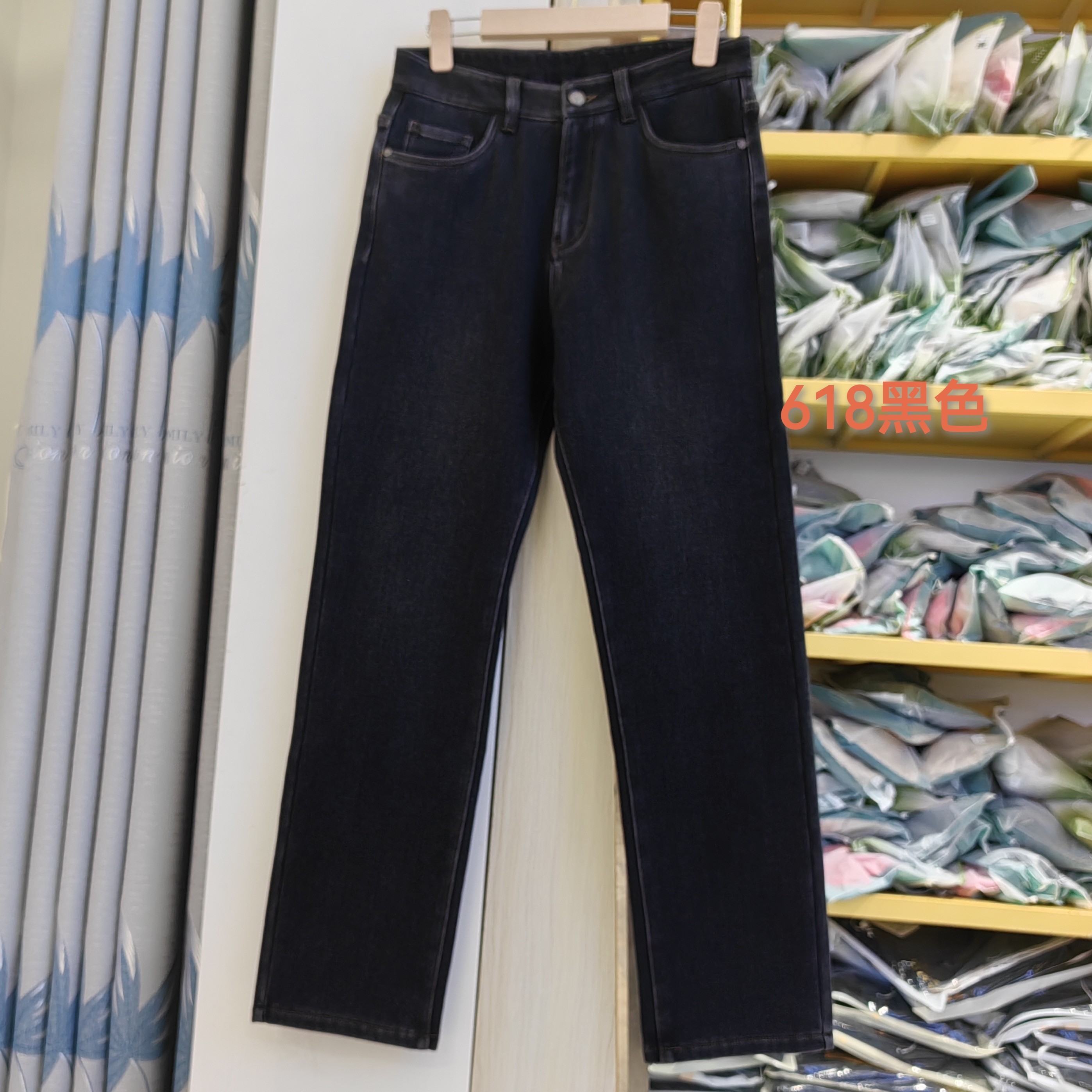 男士加绒牛仔裤618