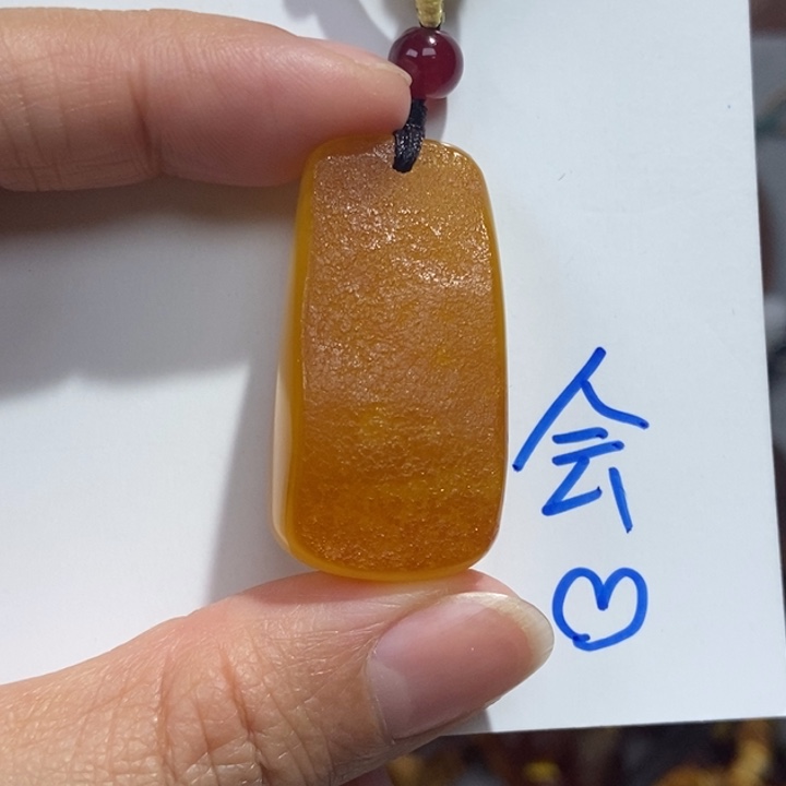 定制琥珀未镶嵌琥珀蜜蜡吊坠