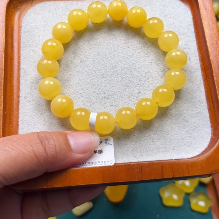 琥珀未镶嵌珠宝奇石M159号蜂蜜水微瑕