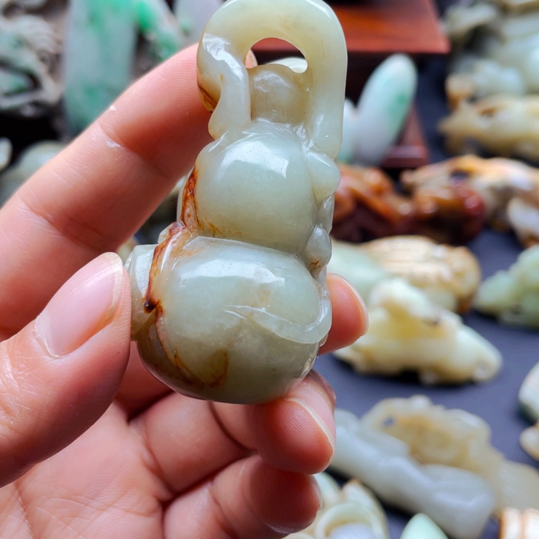 吊坠白玉菩提摆件