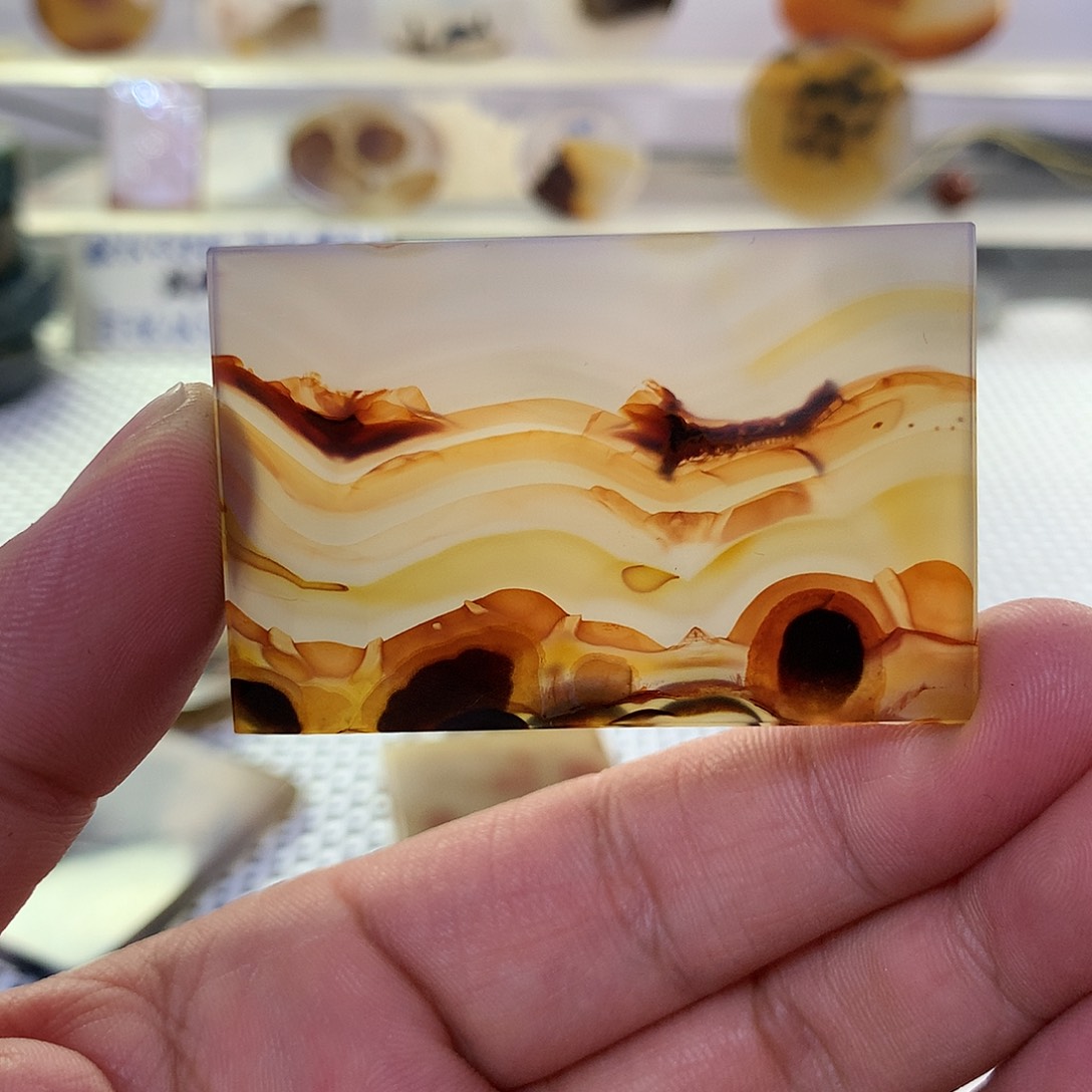 玛瑙/玉髓未镶嵌吊坠(不含链)