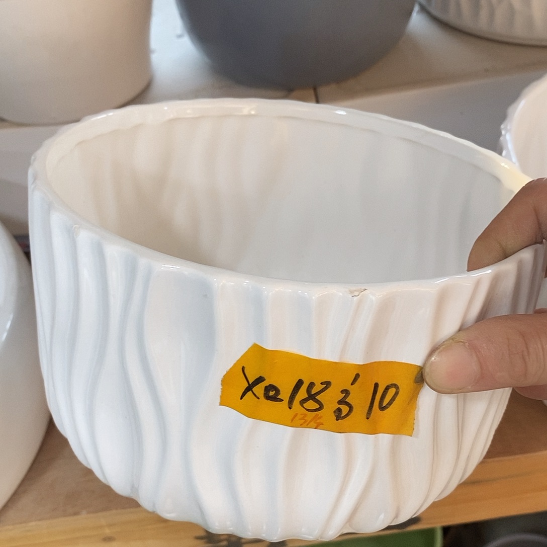 陶杯子陶盆有孔 瑕疵介意勿