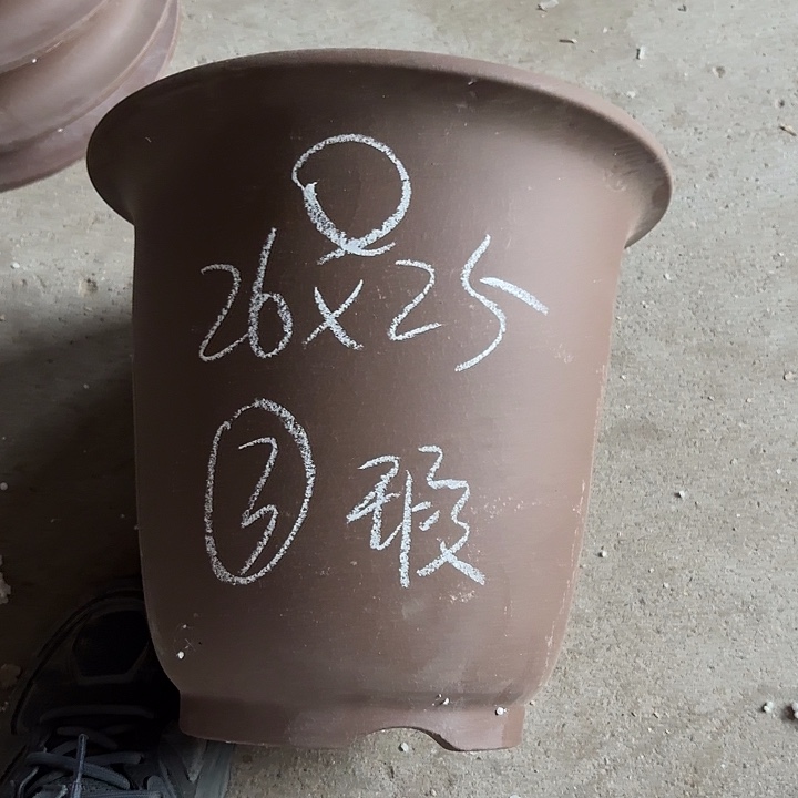 青***色紫砂花盆宜兴紫砂花盆