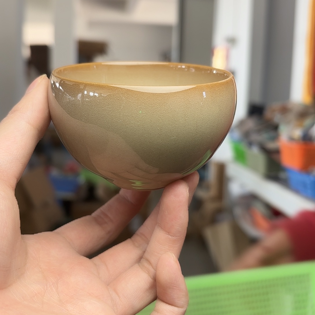 龙泉云间青瓷小米茶器