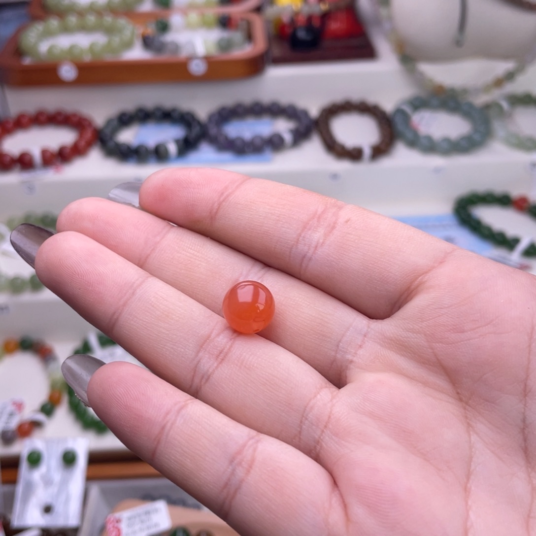 南红玛瑙未镶嵌手链