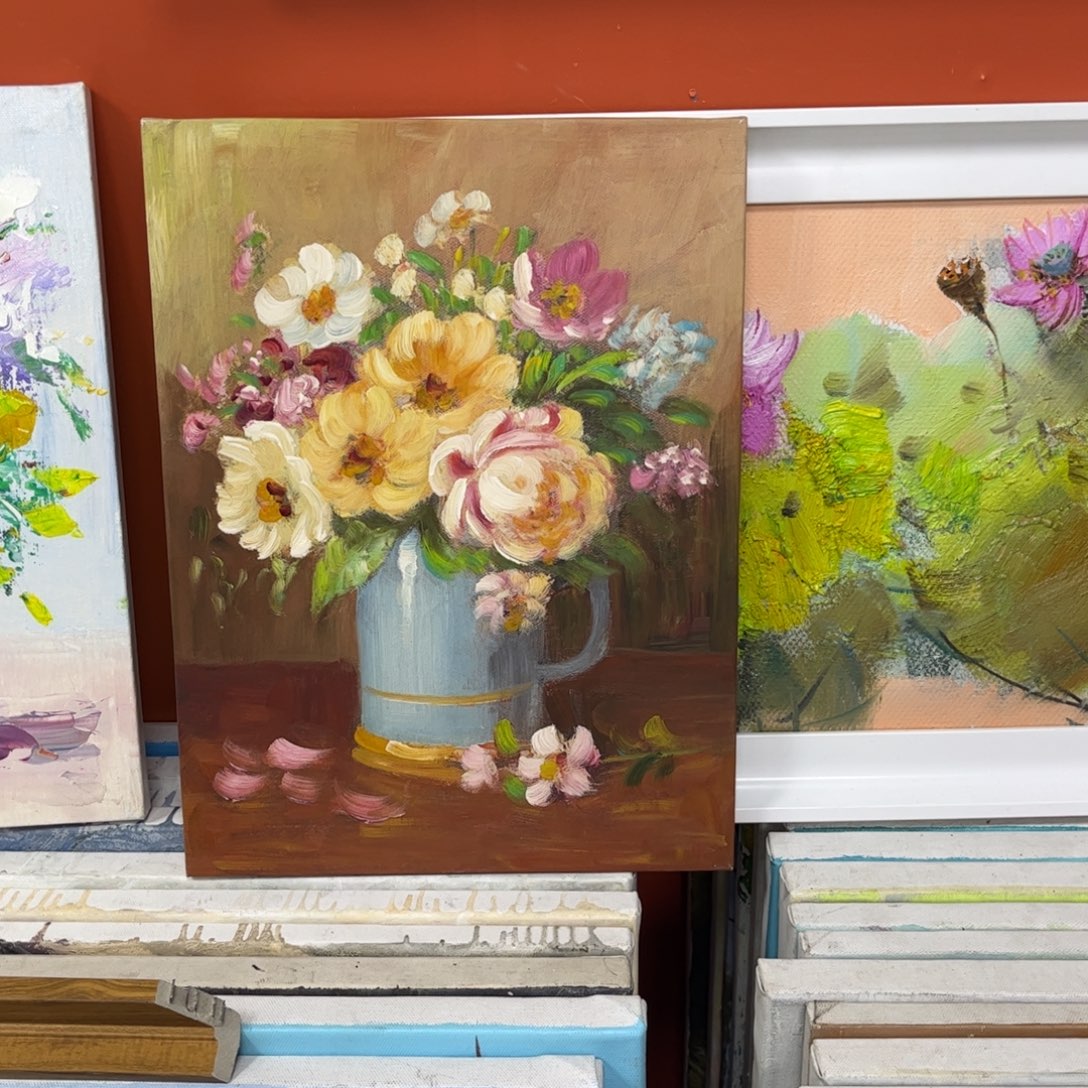 穆***至手工手绘精品油画30+40厘米