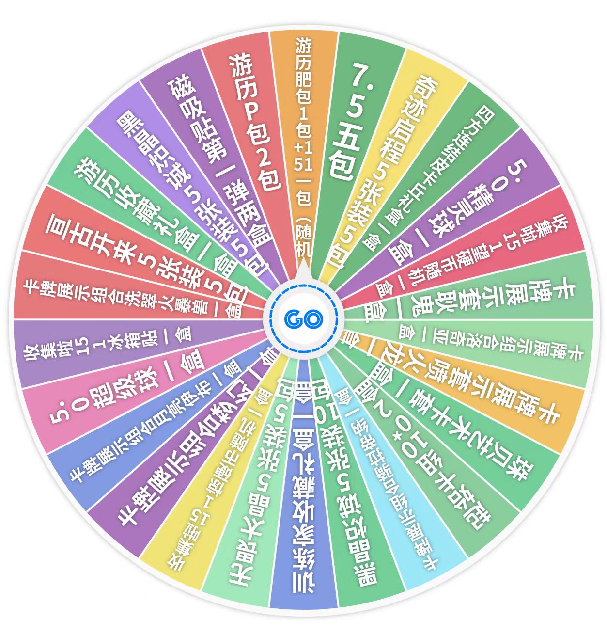 宝可梦简中 幸运大转盘