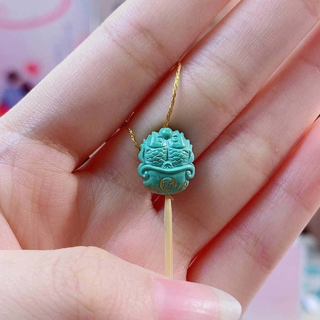 未镶嵌绿松石珠宝奇石