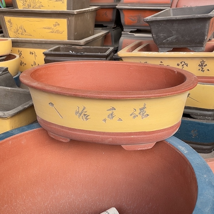 心***走花盆紫砂紫砂花盆