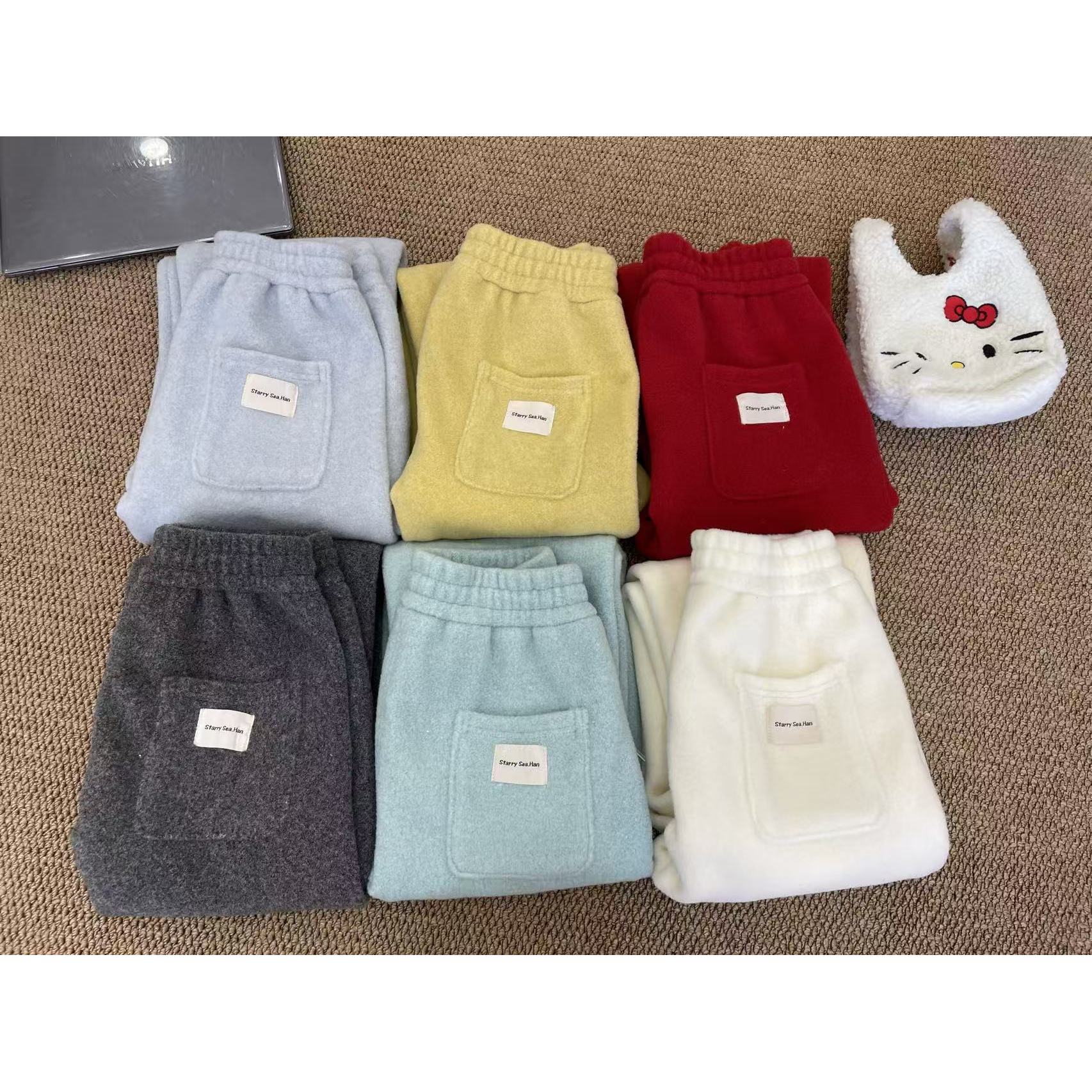 韩系百搭卷卷裤 KEF 0001