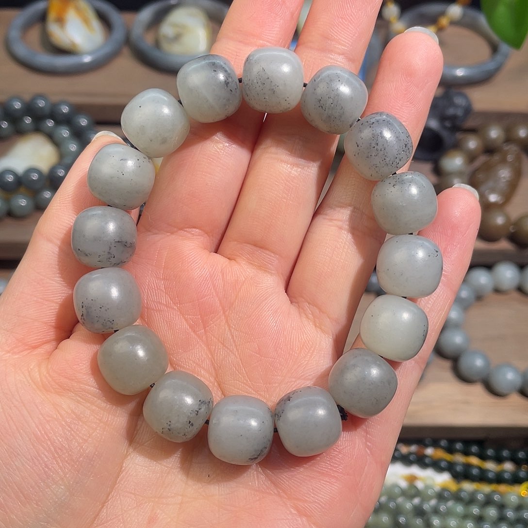 和田玉（子料）未镶嵌手串和田玉子料