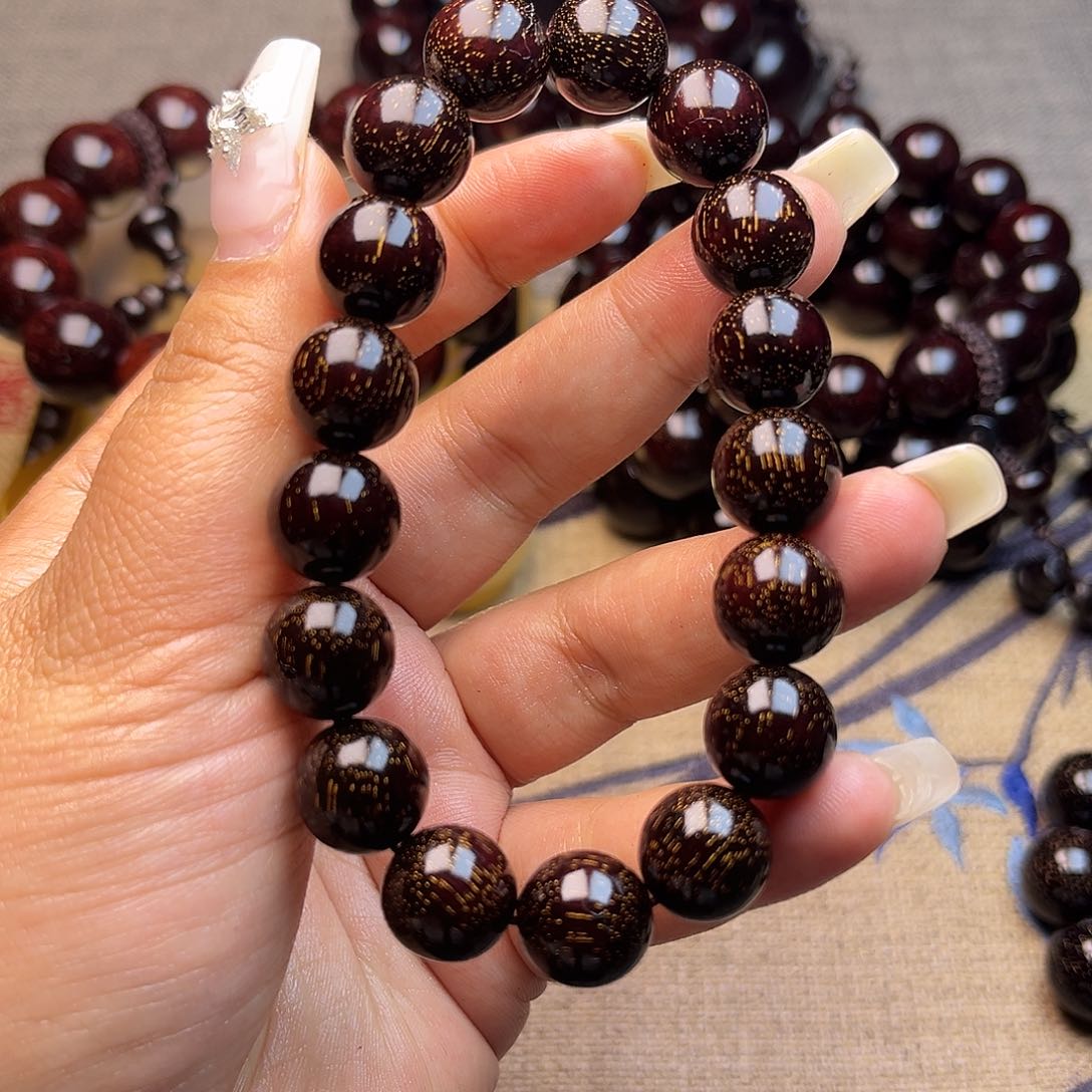 檀香紫檀（小叶紫檀）1.2 17颗爆星