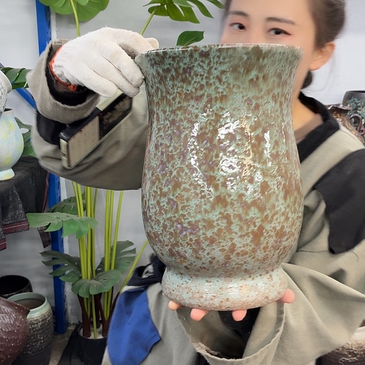 20×30 -粗陶花盆有孔-买买买