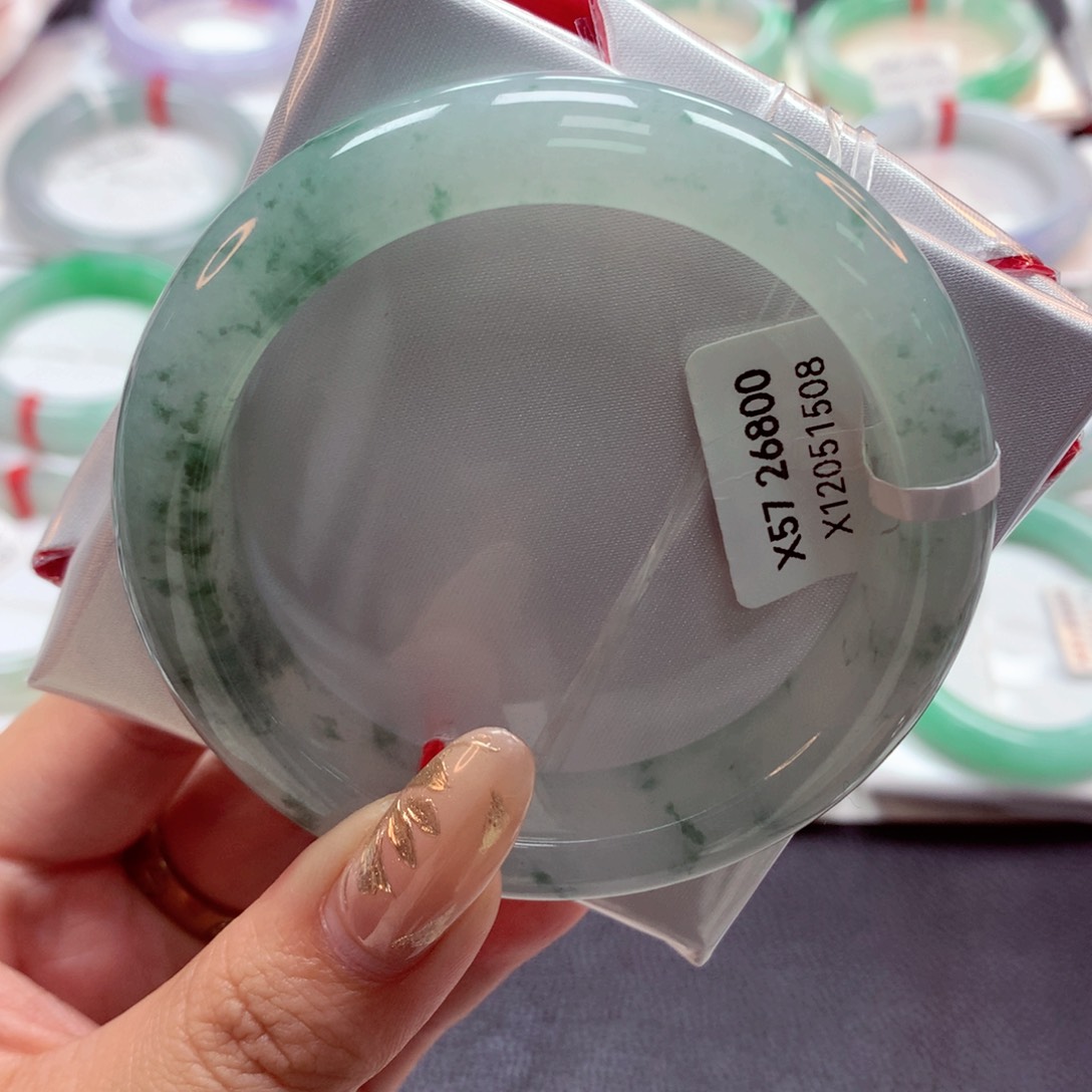 翡翠手镯未镶嵌22（46号）